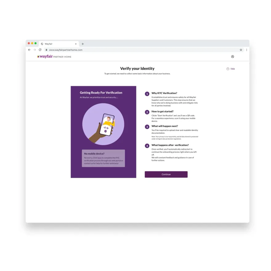 Concept: Verify your identity, with preparation tips