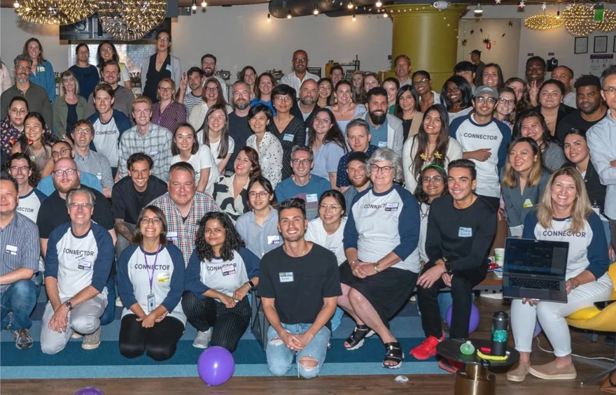Group photo of the Wayfair Summer Innovation interns and mentors.